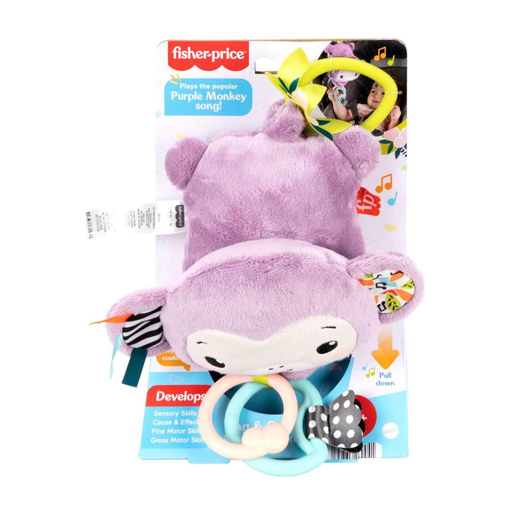 Mattel Fisher-Price Κρεμαστό Μαϊμουδάκι με Μουσική JFF02 - Fisher-Price