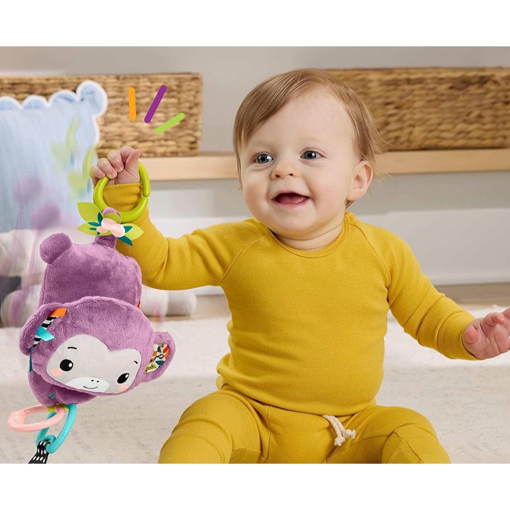 Mattel Fisher-Price Κρεμαστό Μαϊμουδάκι με Μουσική JFF02 - Fisher-Price