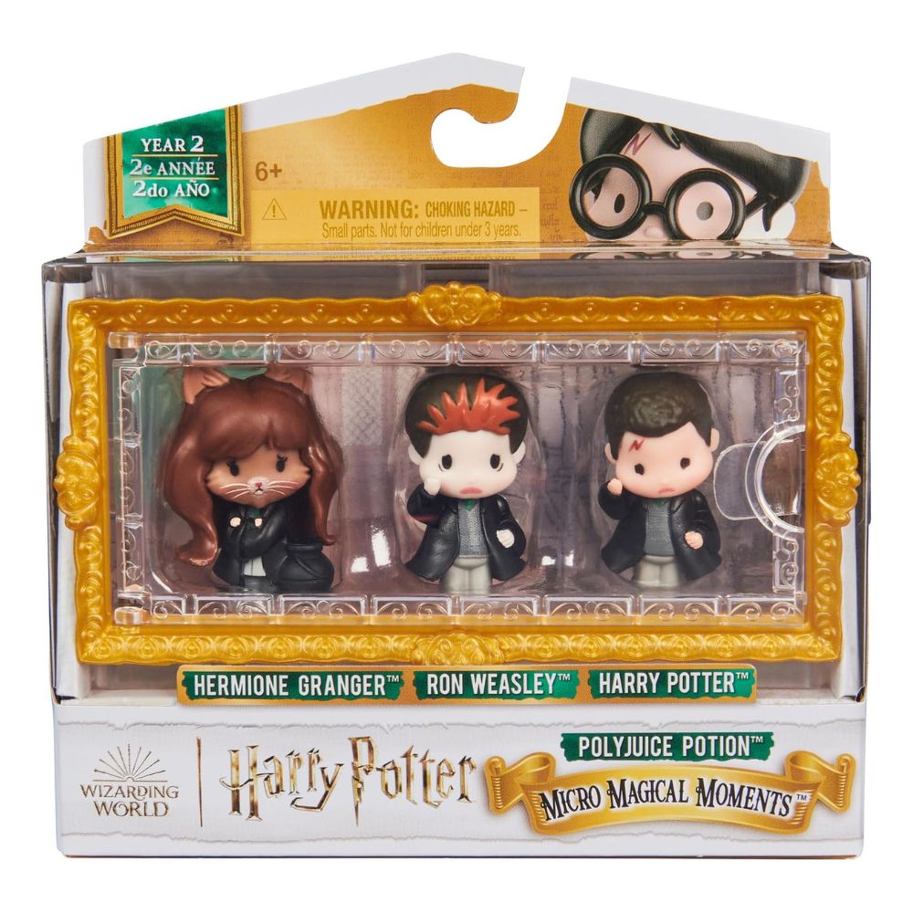 Spin Master Harry Potter - Hermione Granger / Ron Wisley / Harry Potter 3Pack Mini Figure 6068608 - Spin Master