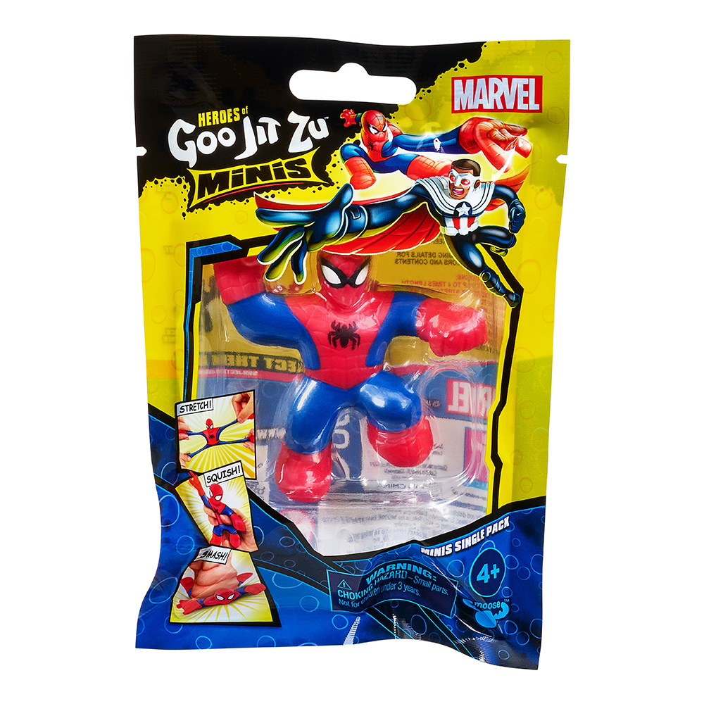 Goo Jit Zu Mini Marvel Single Pack S5 GJM01000 (10 Σχέδια) - Goo Jit Zu