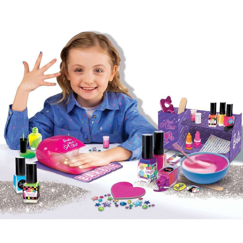 Lisciani Barbie My Trendy Nail Art Colour Change 102747 - LISCIANI