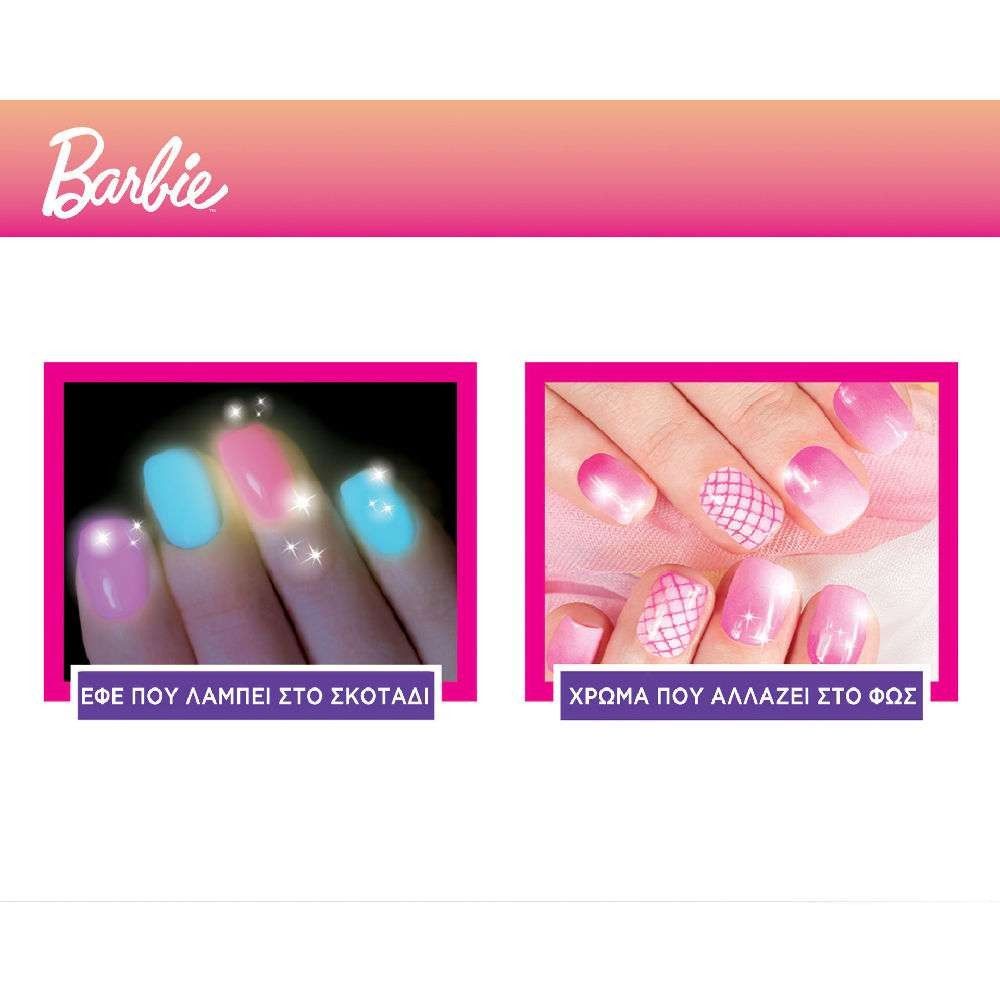 Lisciani Barbie My Trendy Nail Art Colour Change 102747 - LISCIANI