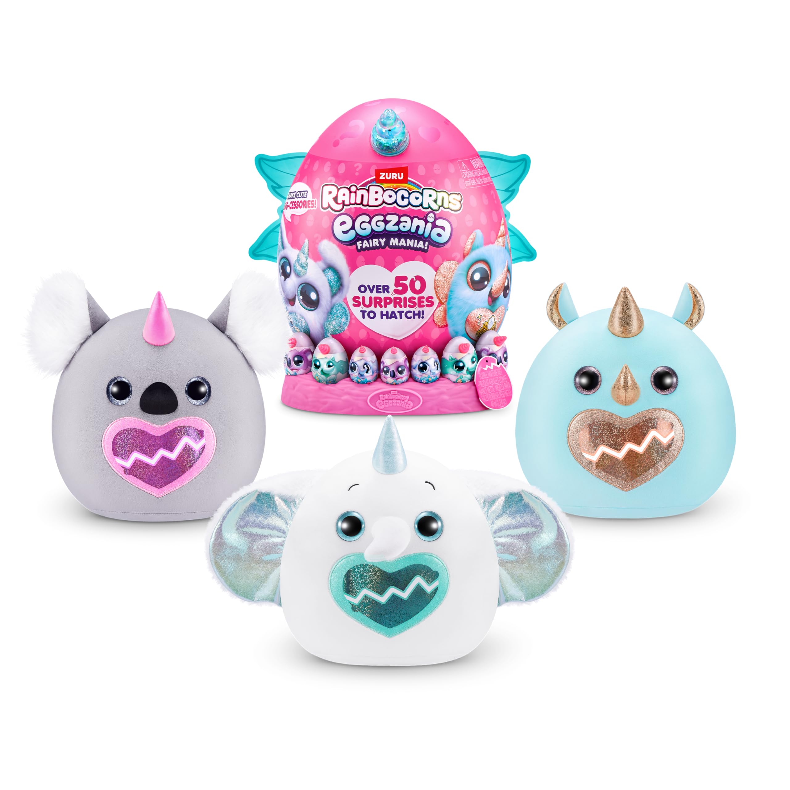 Zuru Rainbocorns Αυγό Eggzania Fairy Mania Series 1 11892106 (3 Σχέδια) - Zuru Rainbocorns
