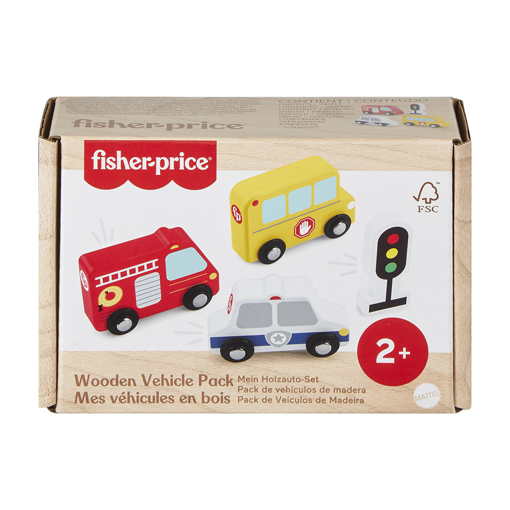 Mattel Fisher-Price Ξύλινα Οχήματα JCY32 - Fisher-Price