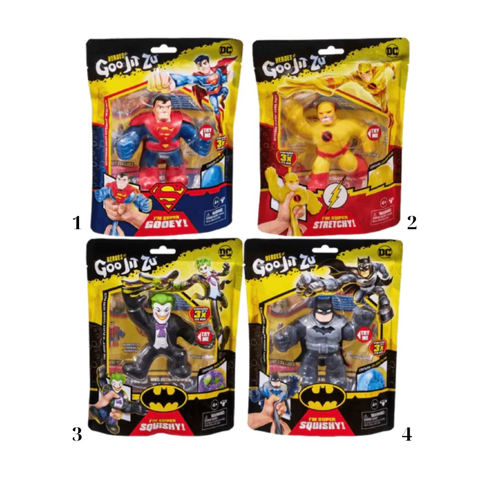 Giochi Preziosi Giochi Preziosi Goo Jit Zu Dc Superheroes S3 GJD01000 (4 Σχέδια)