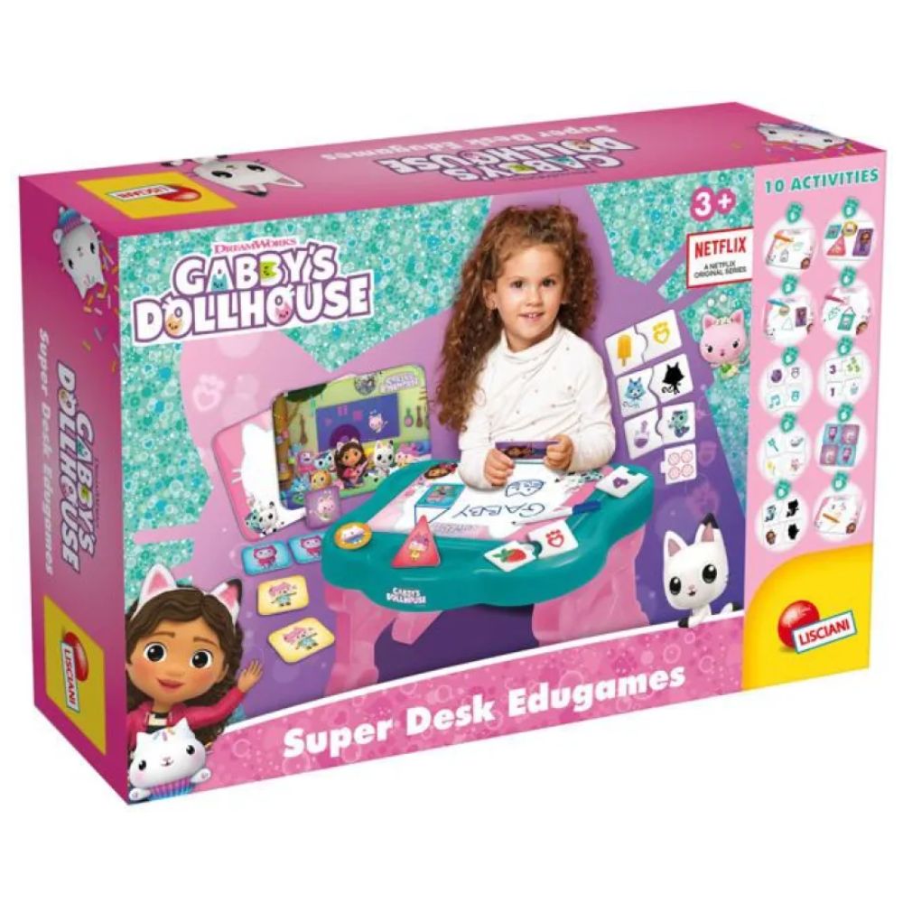LISCIANI Lisciani Gabby's Dollhouse Super Desk Edugames 29.103355