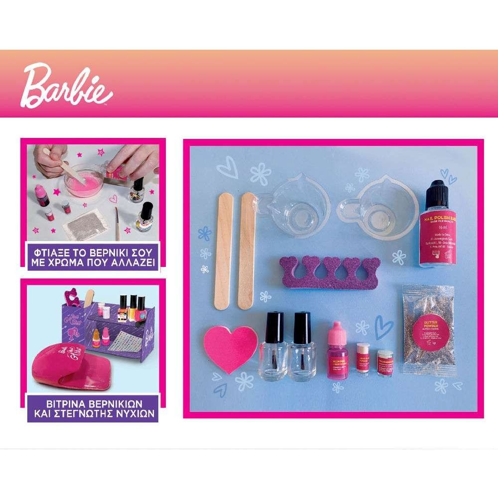 Lisciani Barbie My Trendy Nail Art Colour Change 102747 - LISCIANI