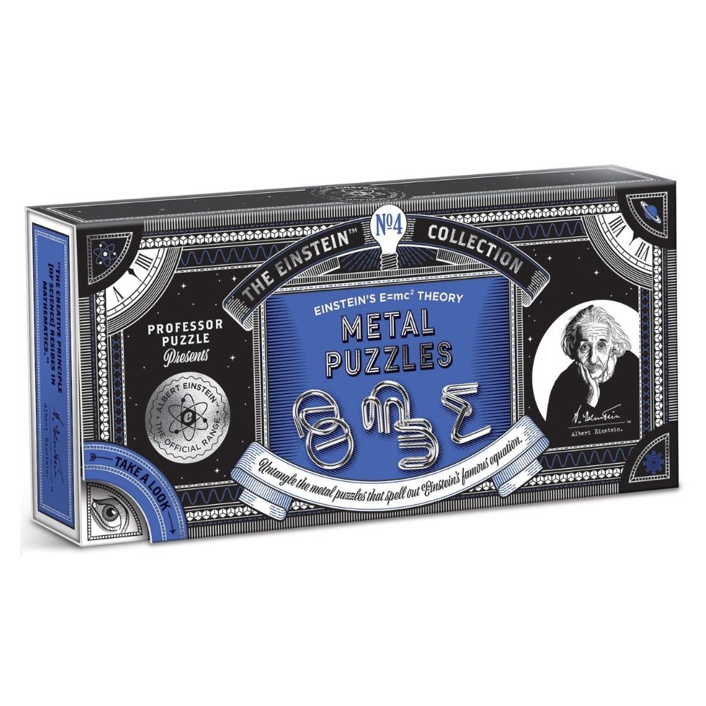 Professor Puzzle Einstein E=mc2 Metal Puzzles EIN-4 - Professor Puzzle