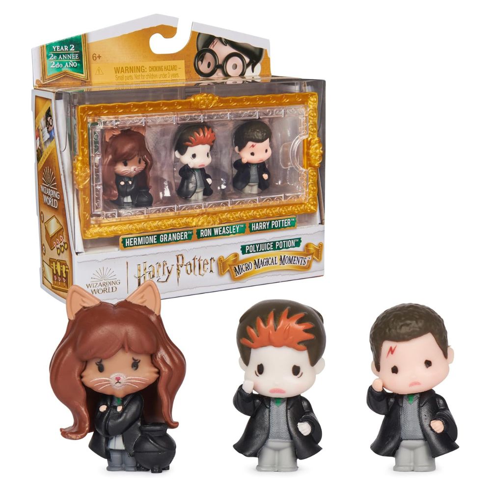 Spin Master Harry Potter - Hermione Granger / Ron Wisley / Harry Potter 3Pack Mini Figure 6068608 - Spin Master