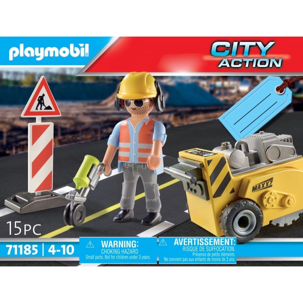 Playmobil City Action Οδικά Έργα 71185 - Playmobil, Playmobil City Action