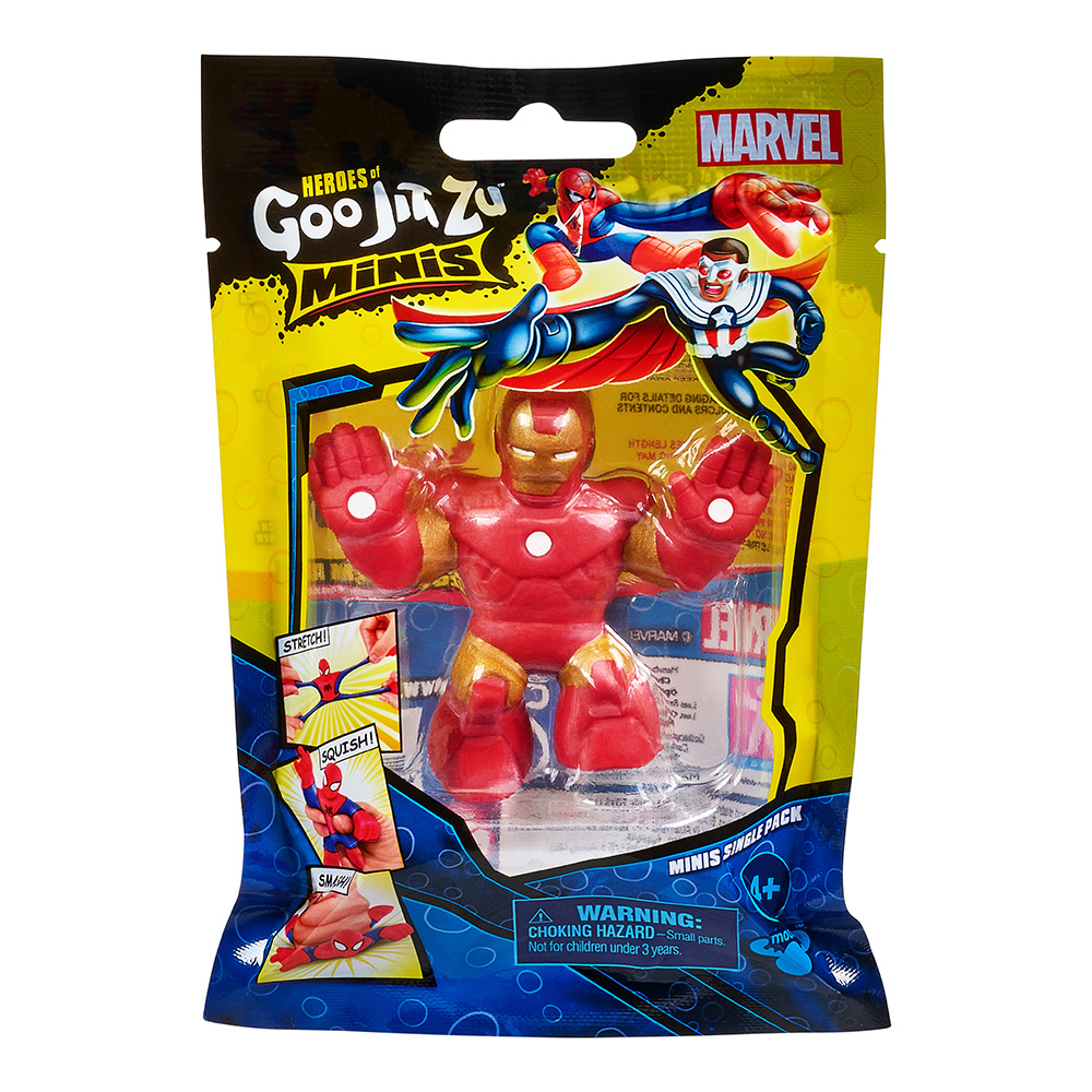 Goo Jit Zu Mini Marvel Single Pack S5 GJM01000 (10 Σχέδια) φωτογραφία