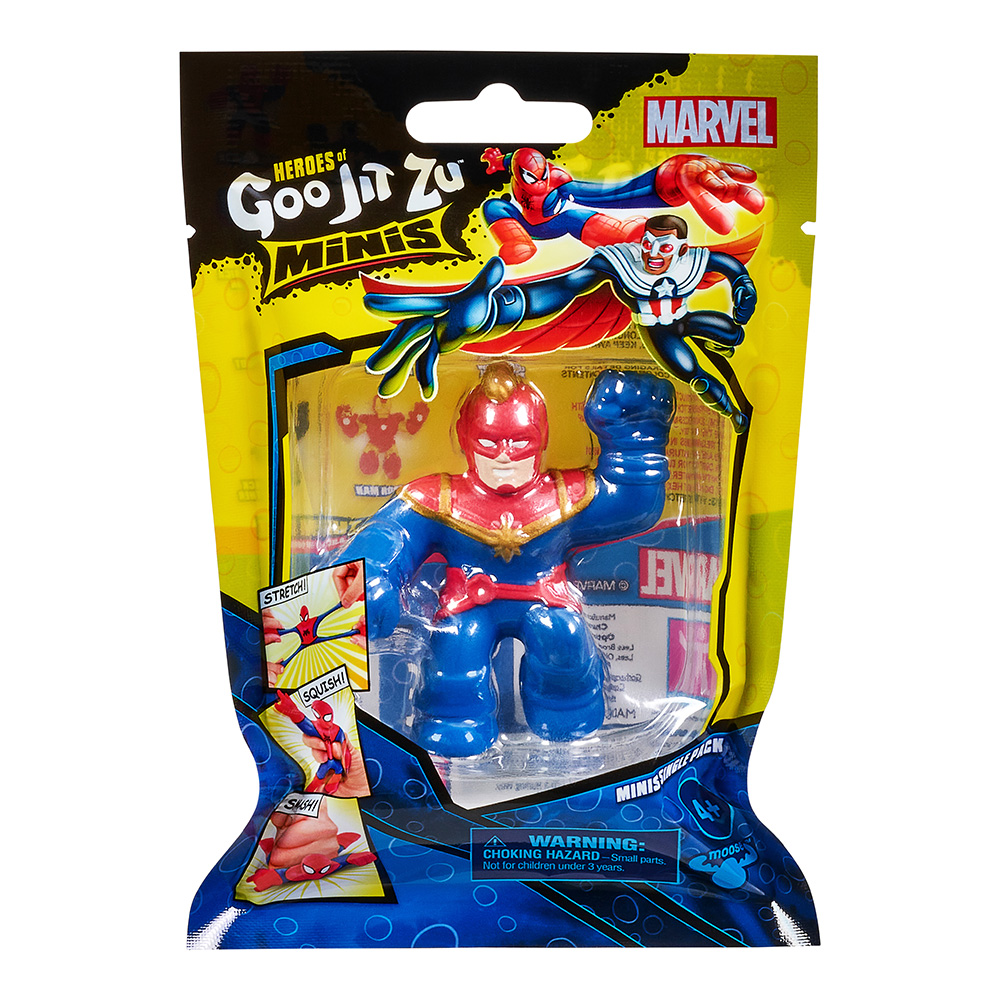 Goo Jit Zu Mini Marvel Single Pack S5 GJM01000 (10 Σχέδια) - Goo Jit Zu