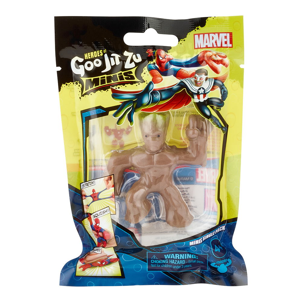 Goo Jit Zu Mini Marvel Single Pack S5 GJM01000 (10 Σχέδια) - Goo Jit Zu