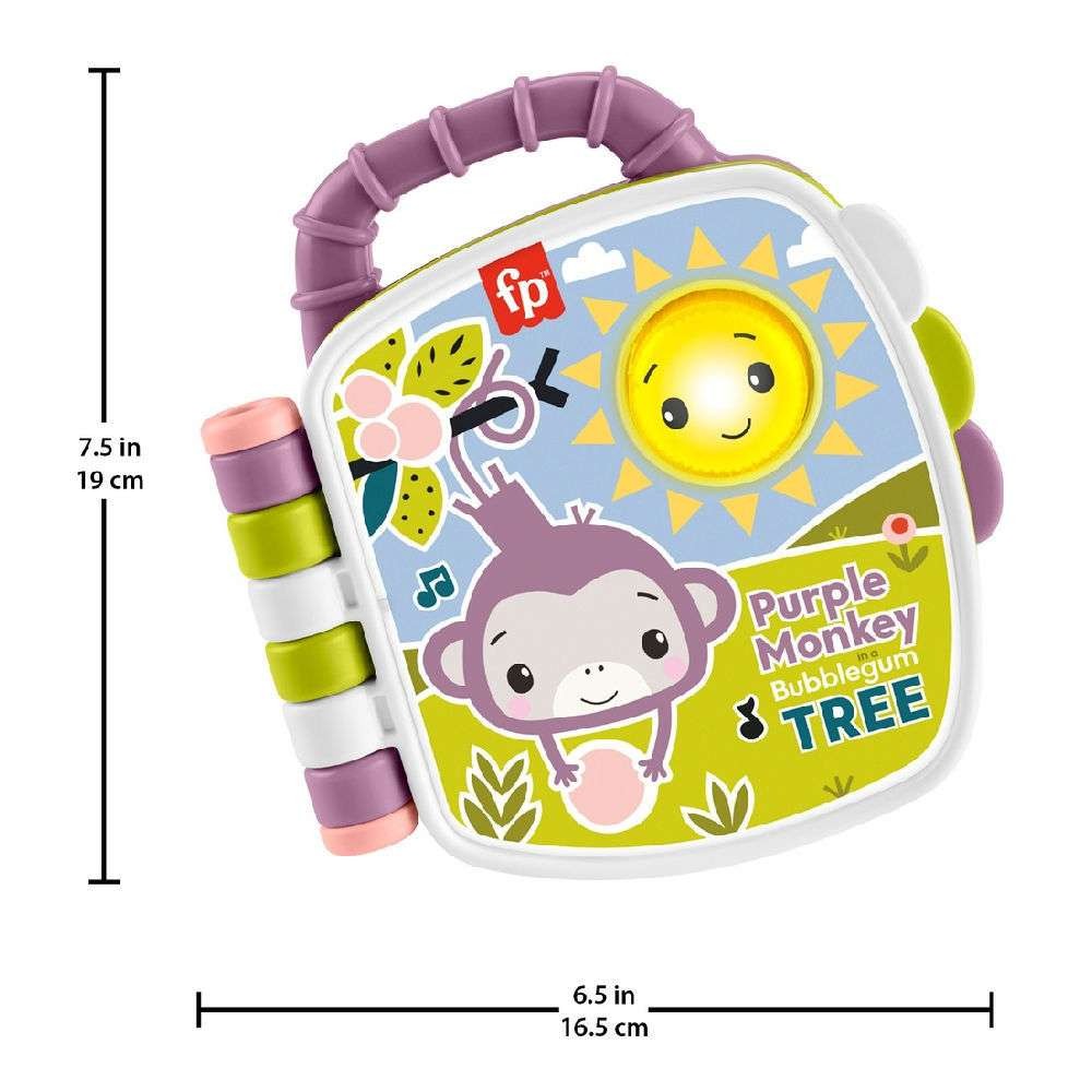 Mattel Fisher-Price Μουσικό Βιβλιαράκι Μαϊμουδάκι JFN07 - Fisher-Price