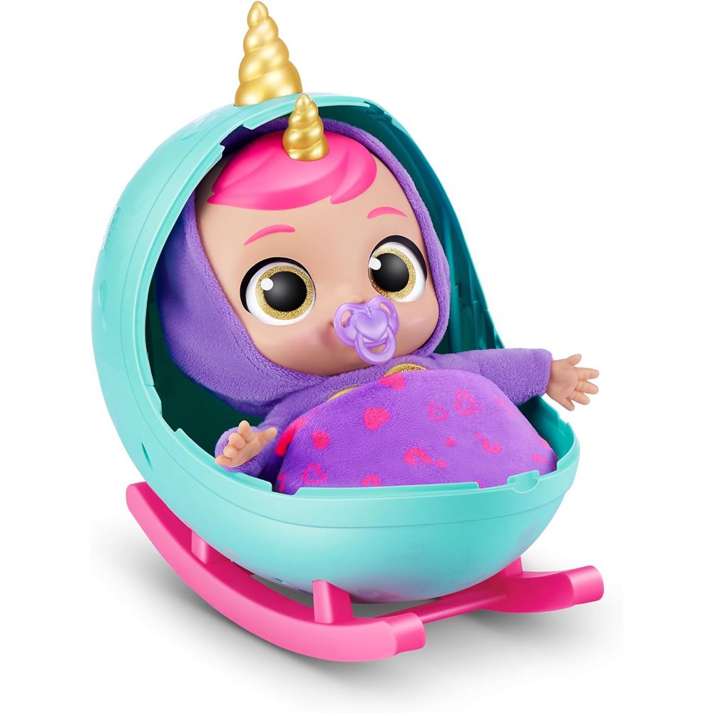 Zuru Babycorns Μαγικό Διαδραστικό Μωράκι Κούκλα 30εκ. Έκπληξη σε Κούνια Κουτάκι Σειρά 1 11892108 (4 Σχέδια) - Zuru