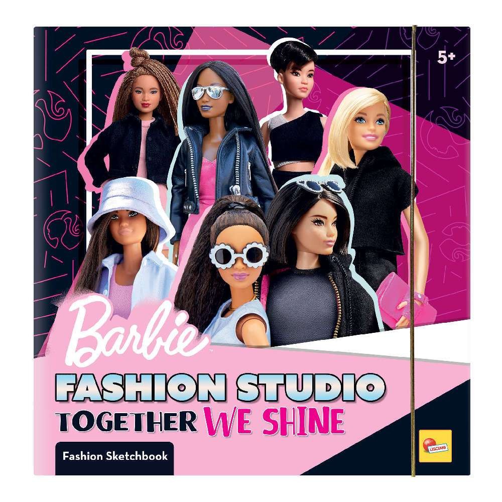 LISCIANI Lisciani Barbie Sketch Book Together We Shine-Fashion Studio 12808