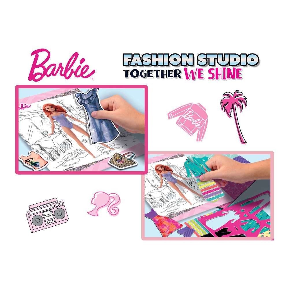 Lisciani Barbie Sketch Book Together We Shine-Fashion Studio 12808 - LISCIANI