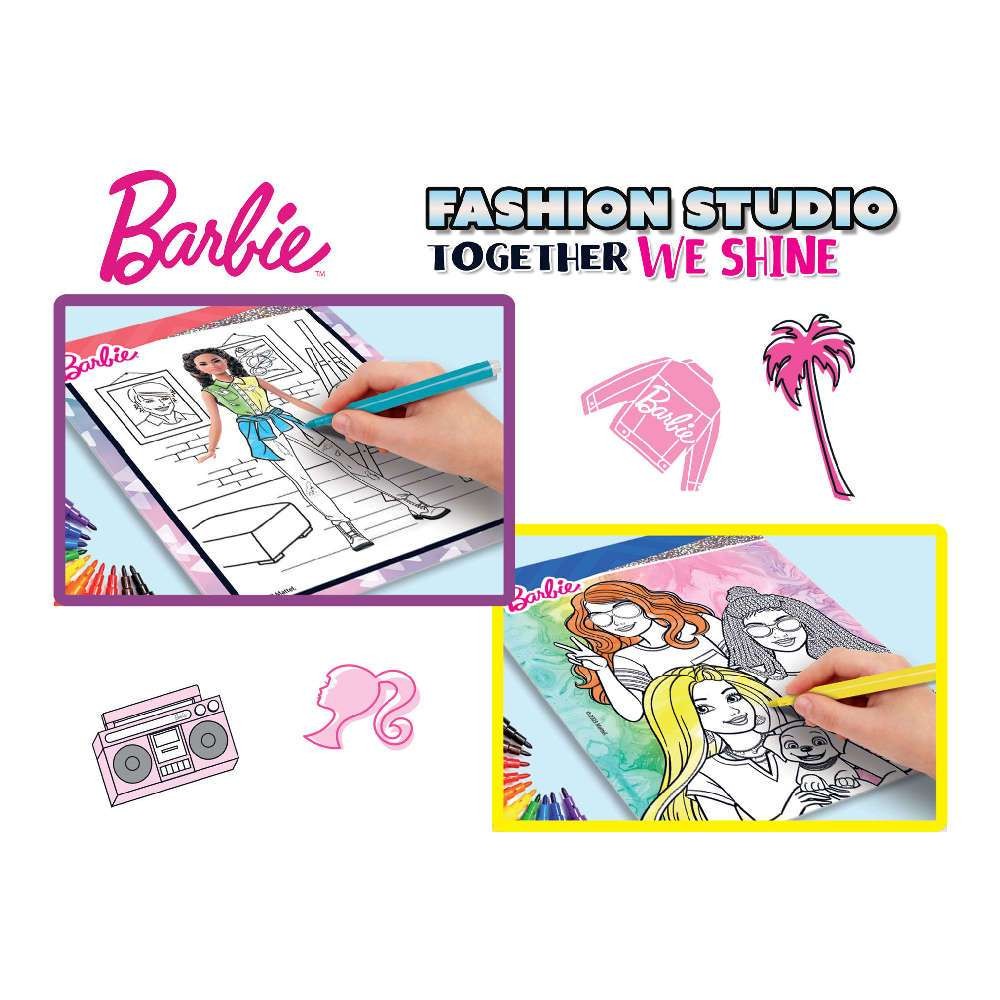 Lisciani Barbie Sketch Book Together We Shine-Fashion Studio 12808 - LISCIANI
