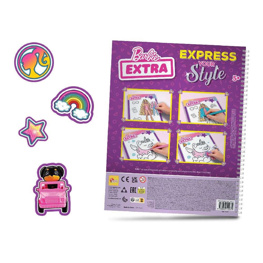 Lisciani Barbie Sketch Book Express Your Style 12679 - LISCIANI