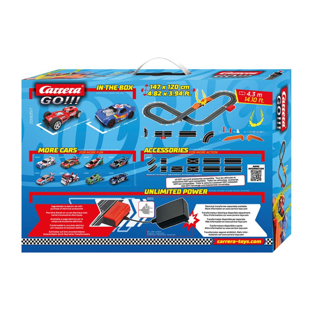 Carrera Go!!! Πίστα Αγώνων Slot Racing Hot Wheels Battery Operated 091033 - Carrera