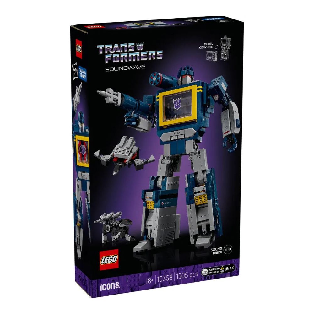 LEGO Icons Transformers Soundwave 10358 - LEGO, LEGO Icons