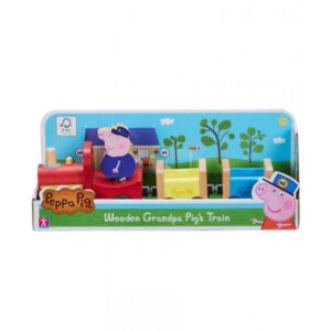 Giochi Preziosi Peppa Pig το Ξύλινο τρένο του παππού Γουρουνάκι 24m+ PPC65000 - Giochi Preziosi