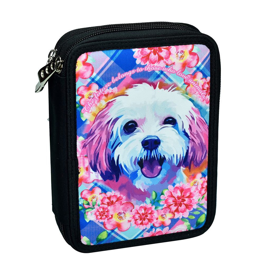 Back Me Up Διπλή Γεμάτη Κασετίνα Love Dog 357-16100 - Back Me Up