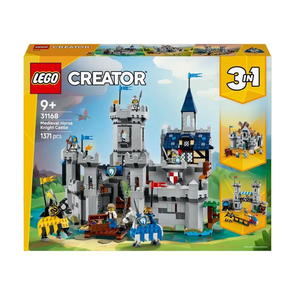 LEGO Creator 3 in 1 Medieval Horse Knight Castle 31168 - LEGO, LEGO Creator