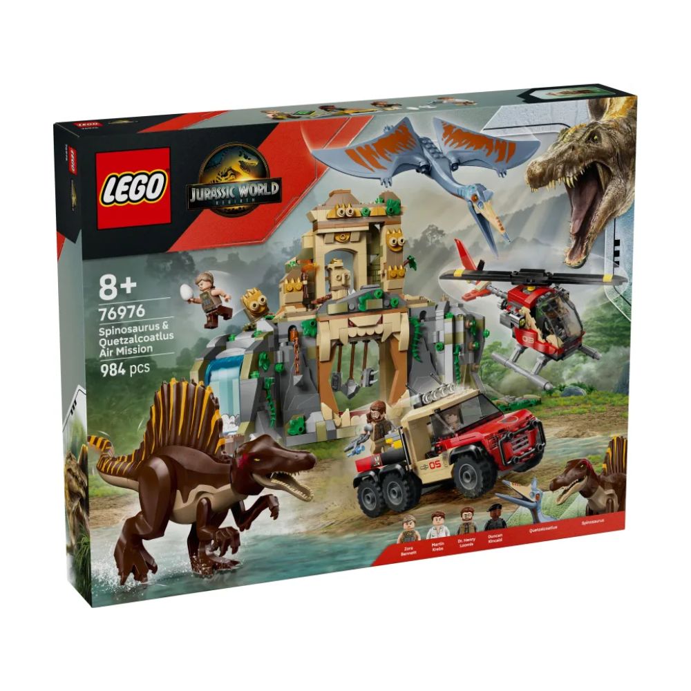 LEGO Jurassic World Spinosaurus & Quetzalcoatlus Air Mission 76976 - LEGO, LEGO Jurassic World