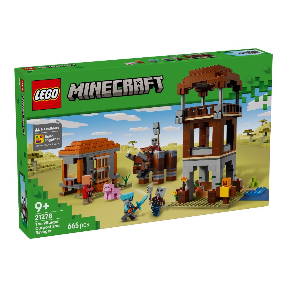 LEGO Minecraft The Pillager Outpost & Ravager 21278 - LEGO, LEGO Minecraft