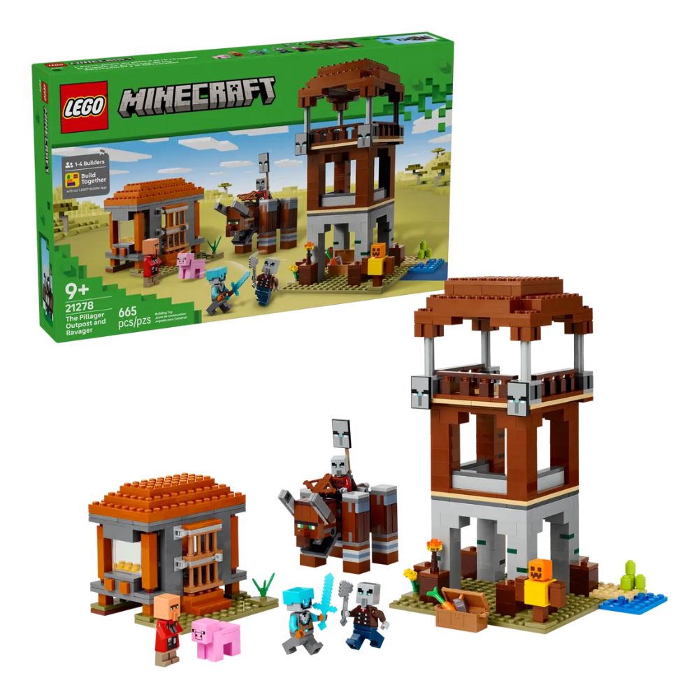 LEGO Minecraft The Pillager Outpost & Ravager 21278 - LEGO, LEGO Minecraft