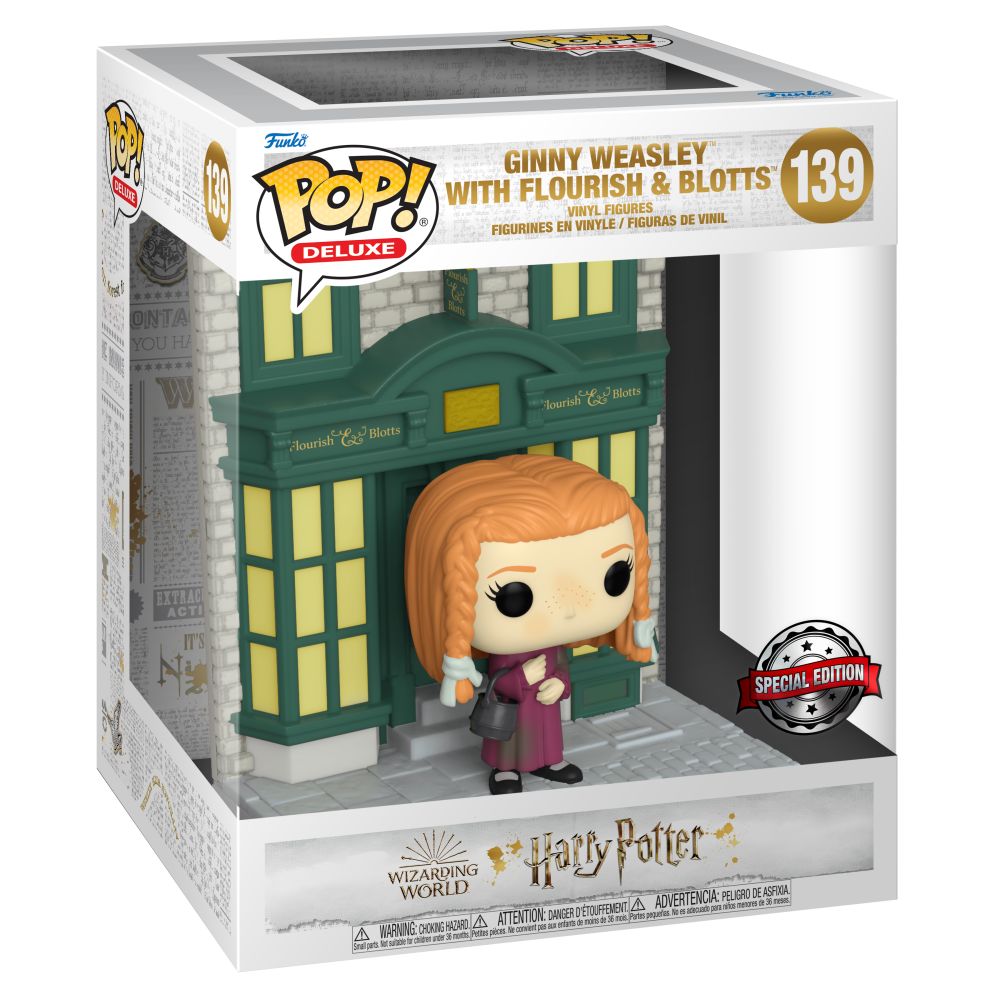Funko Pop! Funko Pop! Deluxe: Harry Potter - Ginny Weasley with Flourish & Blotts (Special Edition) #139 57930