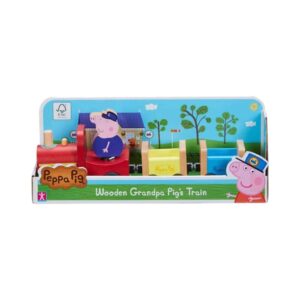 Giochi Preziosi Peppa Pig το Ξύλινο τρένο του παππού Γουρουνάκι 24m+ PPC65000 - Giochi Preziosi