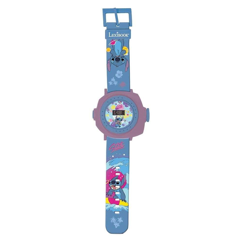 Lexibook Disney Stitch Ρυθμιζόμενο Ψηφιακό Ρολόι Χειρός Προβολέας DMW050D - Lexibook