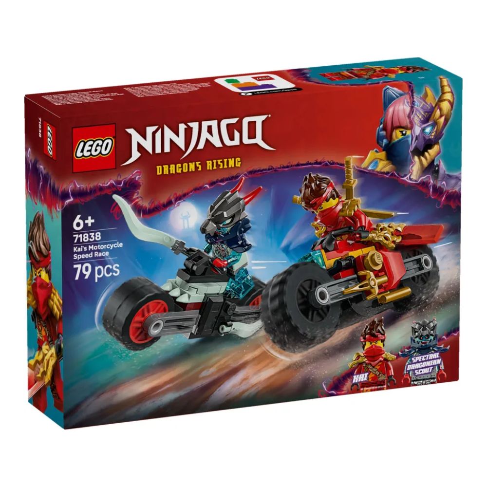 LEGO Ninjago Kai's Motorcycle Speed Race 71838 - LEGO, LEGO Ninjago