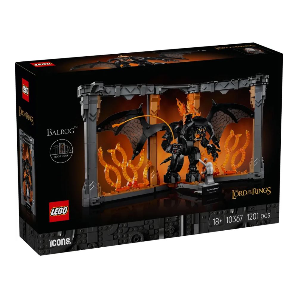 LEGO Icons The Lord Of The Rings: Balrog Book Nook 10367 - LEGO, LEGO Icons
