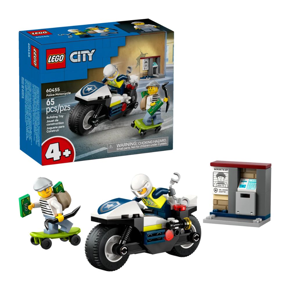 LEGO City Police Motorcycle Chase 60455 - LEGO, LEGO City