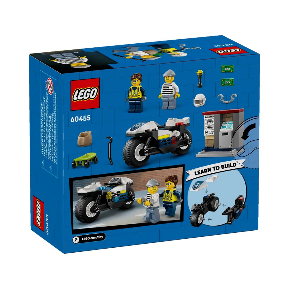 LEGO City Police Motorcycle Chase 60455 - LEGO, LEGO City