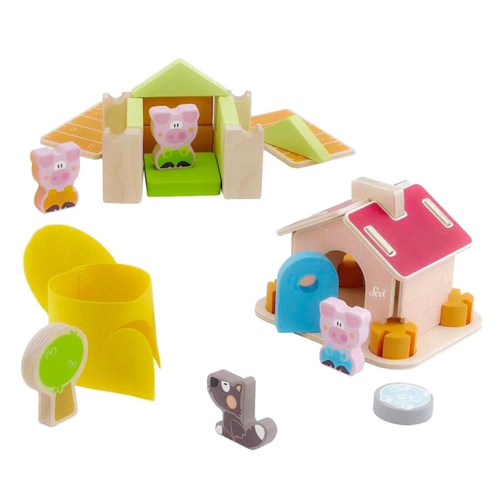 Giochi Preziosi Sevi 3 Γουρουνάκια Σετ Παιχνιδιού 83062 - Giochi Preziosi