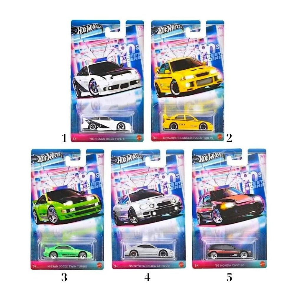 Mattel Hot Wheels Αυτοκινητάκια-90’s Street Scene JDY83 (5 σχέδια) - Hot Wheels