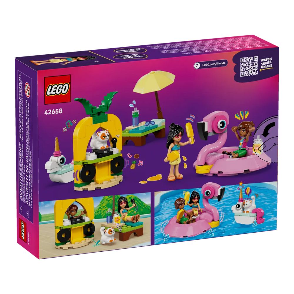 LEGO Friends Unicorn & Flamingo Pool Party 42658 - LEGO, LEGO Friends