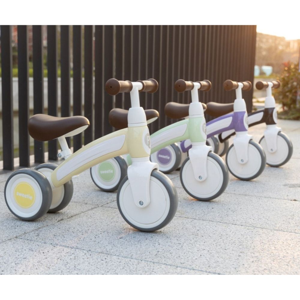 QPlay Sweetie Ποδήλατο Ισορροπίας Cream 01-1212063-05 - QPlay