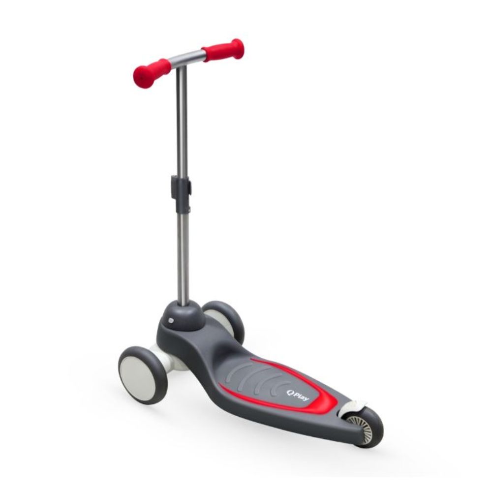 QPlay Mika Scooter Πατίνι με 3 Τροχούς Red 01-1212064-01 - QPlay