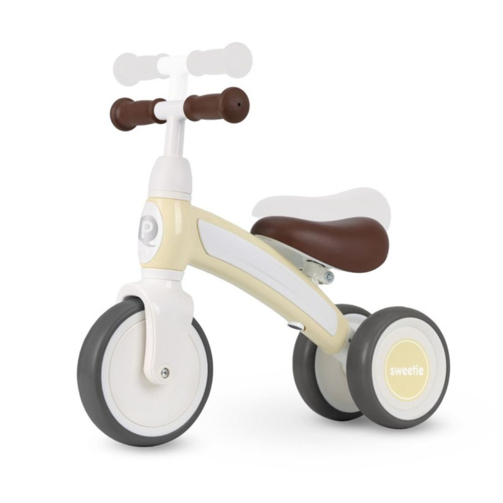 QPlay Sweetie Ποδήλατο Ισορροπίας Cream 01-1212063-05 - QPlay