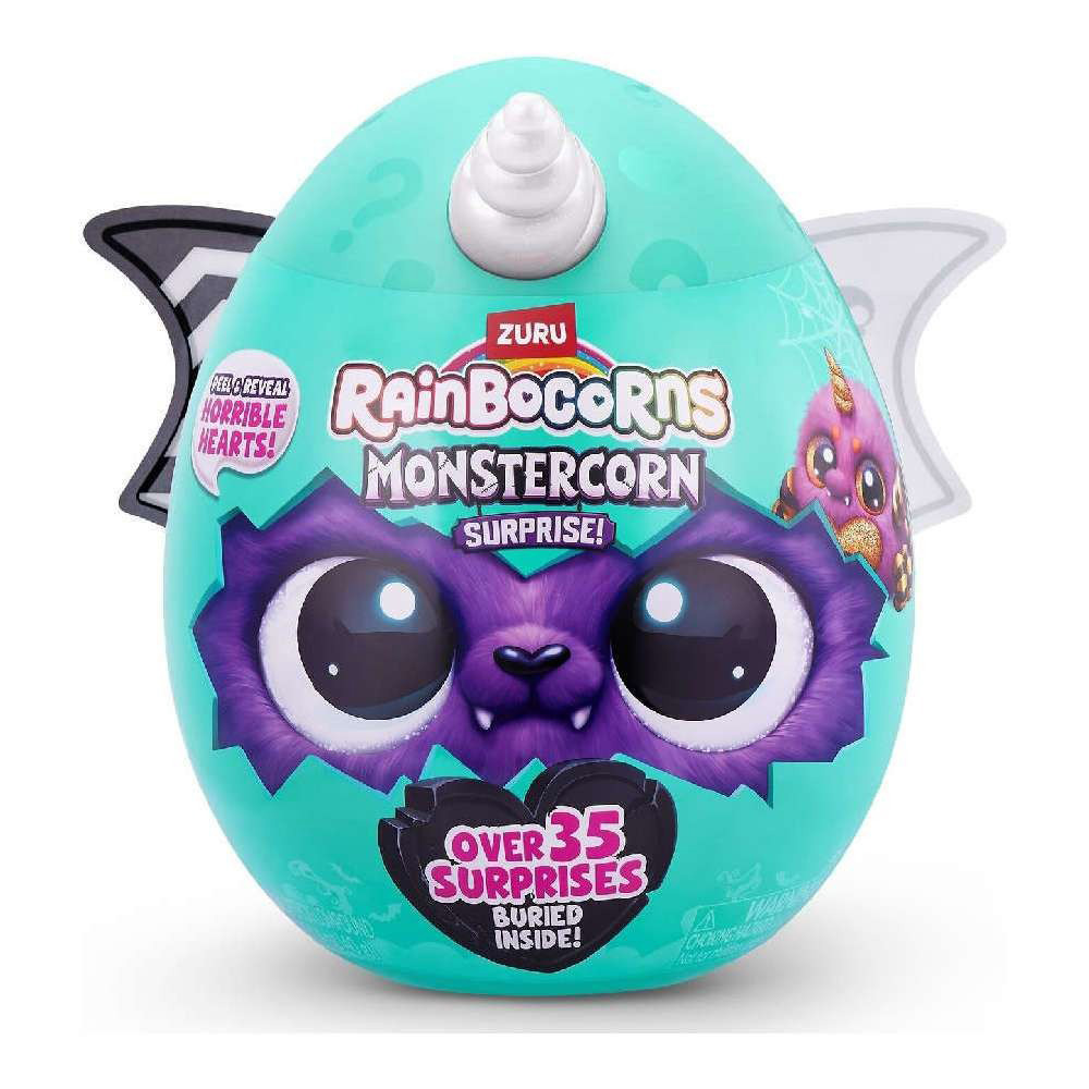 Zuru Rainbocorns Rainbocorns Monstercorn Surprise Αυγό με Λούτρινο Έκπληξη Σειρά 1 11809297 (6 Σχέδια)