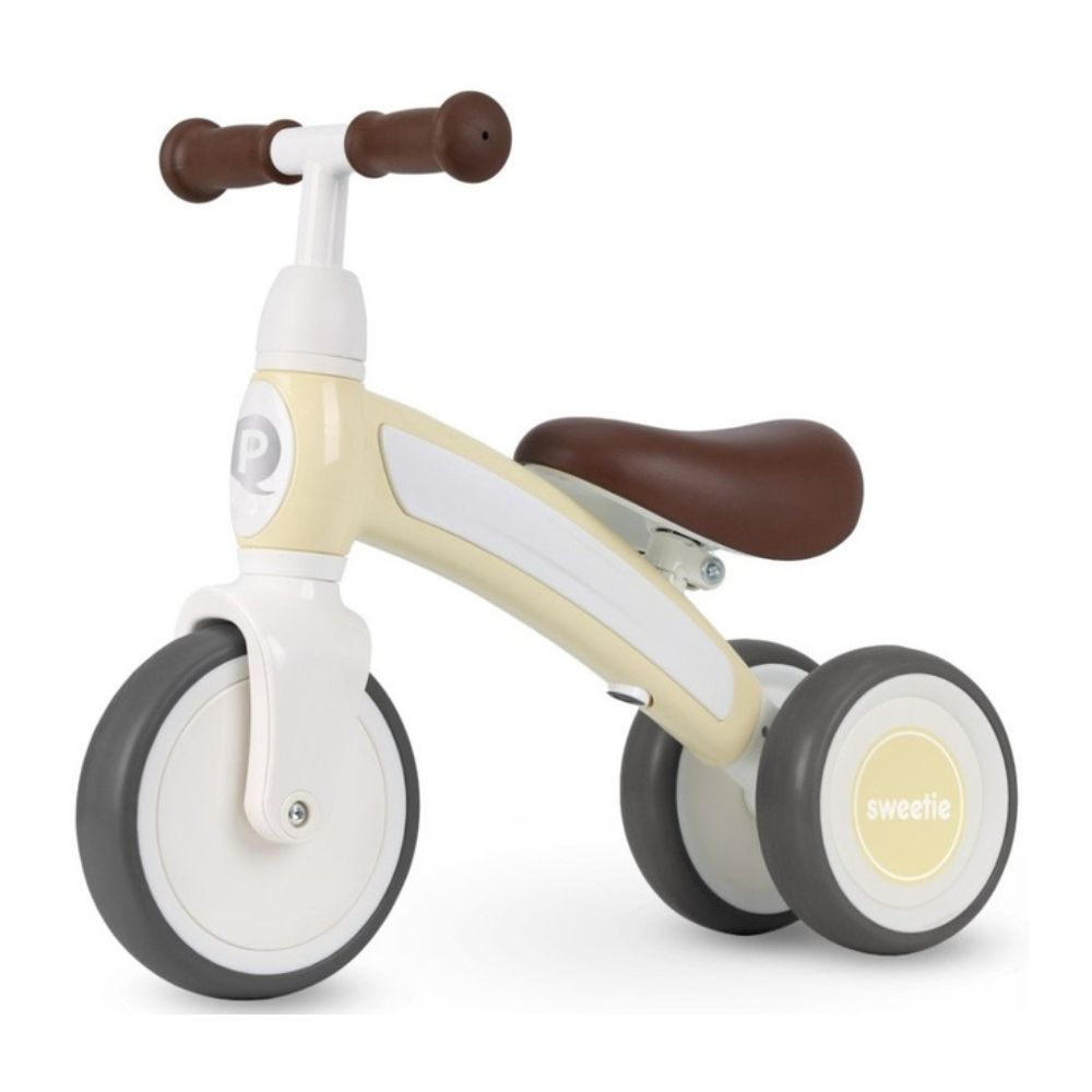 QPlay Sweetie Ποδήλατο Ισορροπίας Cream 01-1212063-05 - QPlay