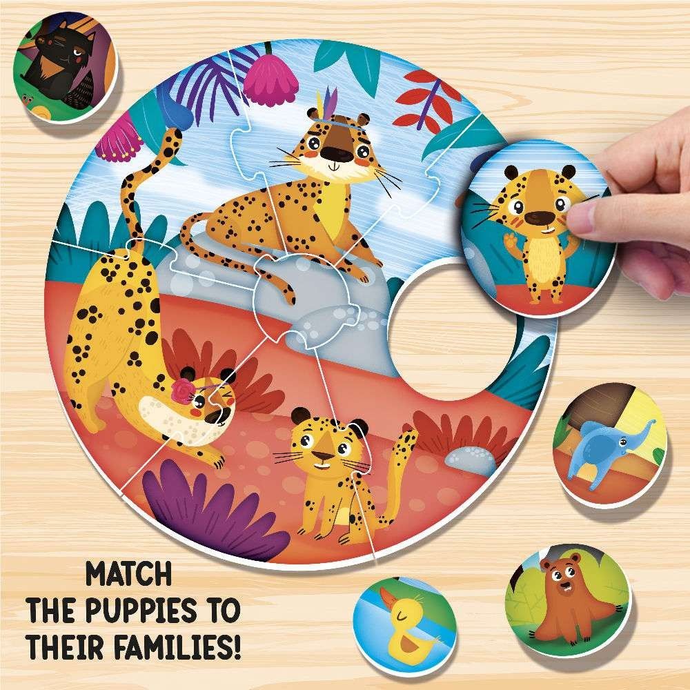 Lisciani Παίζουμε & Μαθαίνουμε Montessori Baby Round Puppies 106004 - LISCIANI
