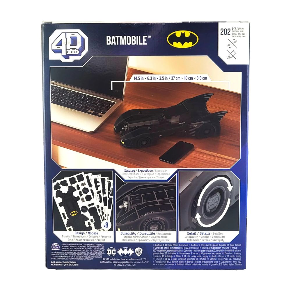 Spin Master 4D Παζλ DC Retro Batmobile 6070178 - Spin Master