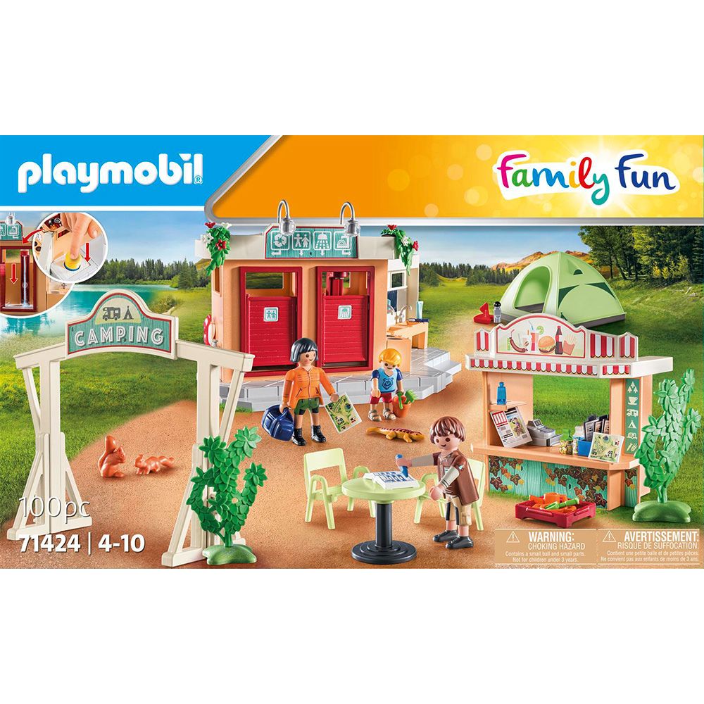 Playmobil Family Fun Οργανωμένο Camping 71424 - Playmobil, Playmobil Family Fun