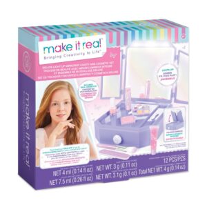 Make It Real Deluxe Light Up Mirrored Vanity And Cosmetic Set 2532 - Make it Real
